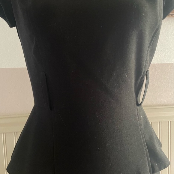 iZ BYER Black peplum drees size3 vintage inspired Classic Cocktail party - Picture 4 of 10